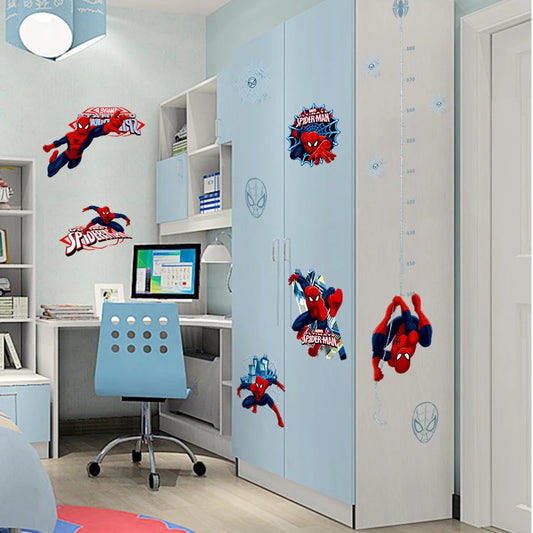 Superhero Height Ruler Wall Decal | Kids Room Decor growth chart wall decal by HomeDecorDecals.