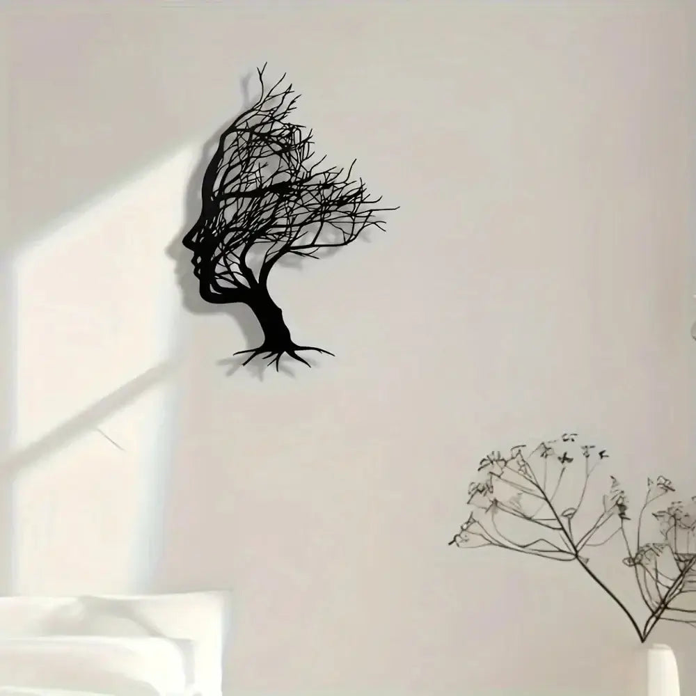 Modern Metal Decorative Wall Sign | Home Decor design details by HomeDecorDecals.