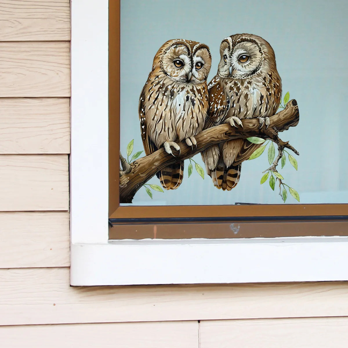 Owl on Branch Wall Decal | Home Decor design details by HomeDecorDecals.