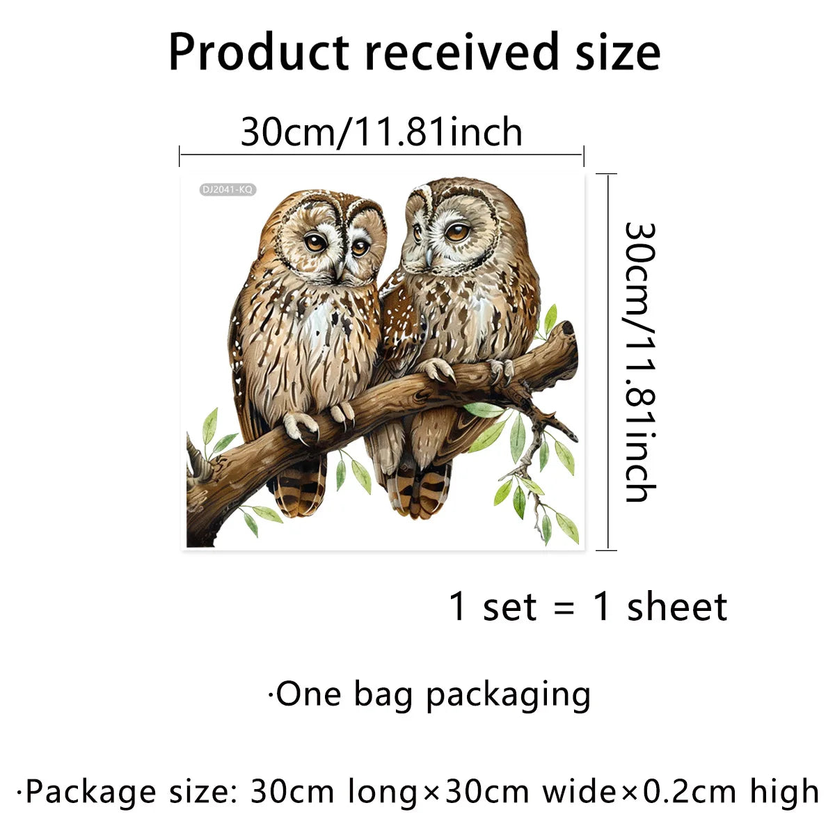 Owl on Branch Wall Decal | Home Decor home decor design by HomeDecorDecals.