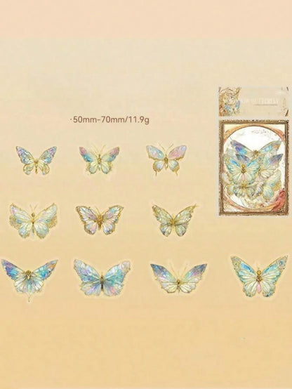 Pink Crystal 3D Butterfly Wall Sticker | Home Decor design details by HomeDecorDecals.