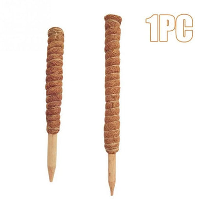 Plant Climbing Coir Totem Pole | Garden Decor removable peel and stick wall decal by HomeDecorDecals