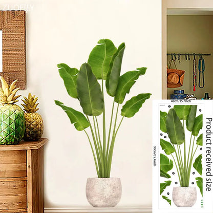 Potted plant decal | Home Decor home decor design by HomeDecorDecals.