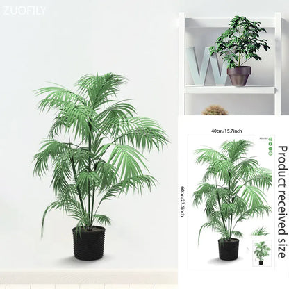 Potted plant with dimensions | Home Decor displayed in room decor by HomeDecorDecals.