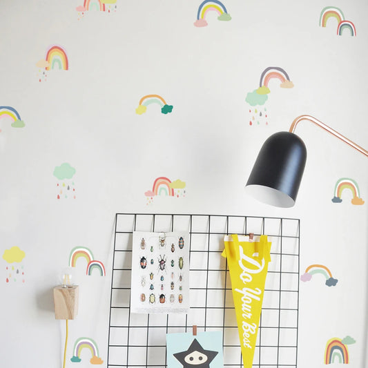 Rainbow Wall Decal | Kids Room Decor by HomeDecorDecals.