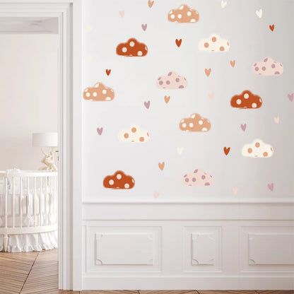 Children's Room Wall Stickers Cartoon Animals on Train Airplane Hot Air Balloon Wall Decals Baby Nursary Kindergarten Decoration-HomeDecorDecals_com