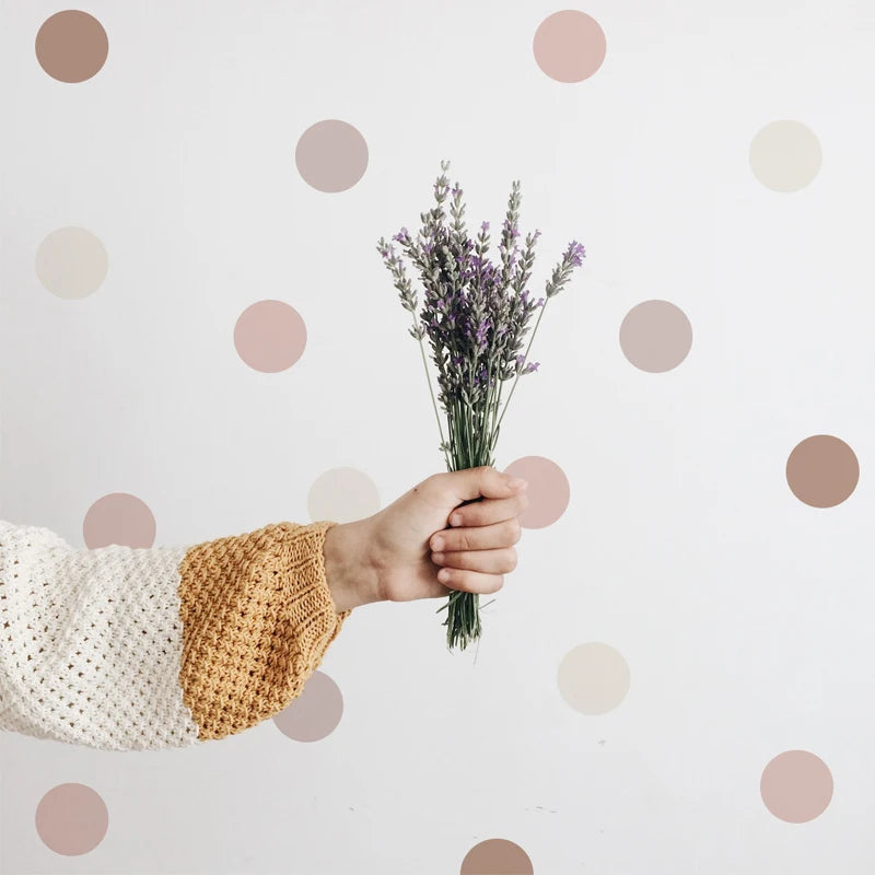 Boho Polka Dots Wall Decal | Home Decor by HomeDecorDecals.