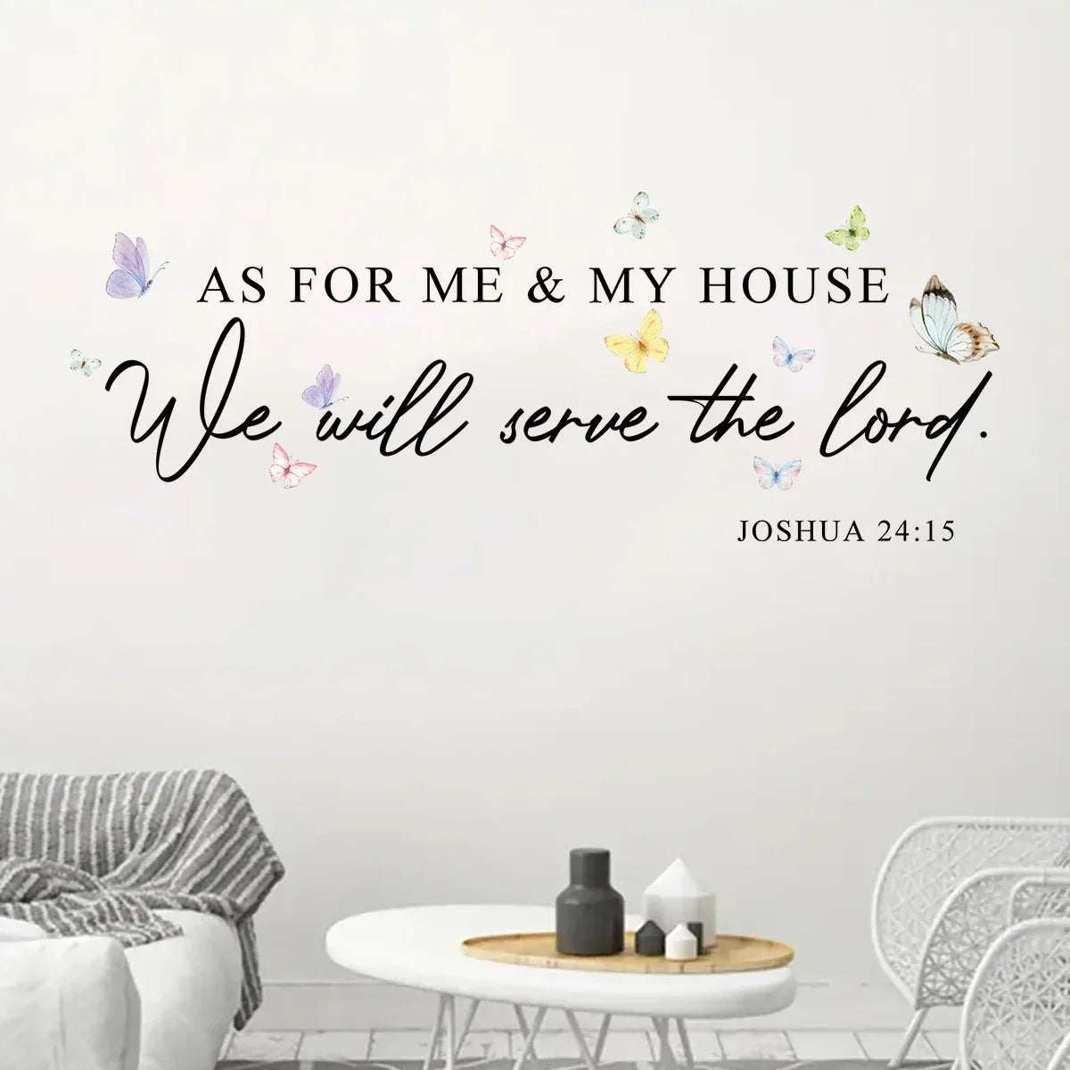 Inspirational Spiritual Quotes Text Wall Decal | Home Decor removable peel and stick wall decal by HomeDecorDecals.