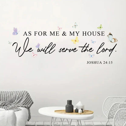 Inspirational Spiritual Quotes Text Wall Decal | Home Decor removable peel and stick wall decal by HomeDecorDecals.