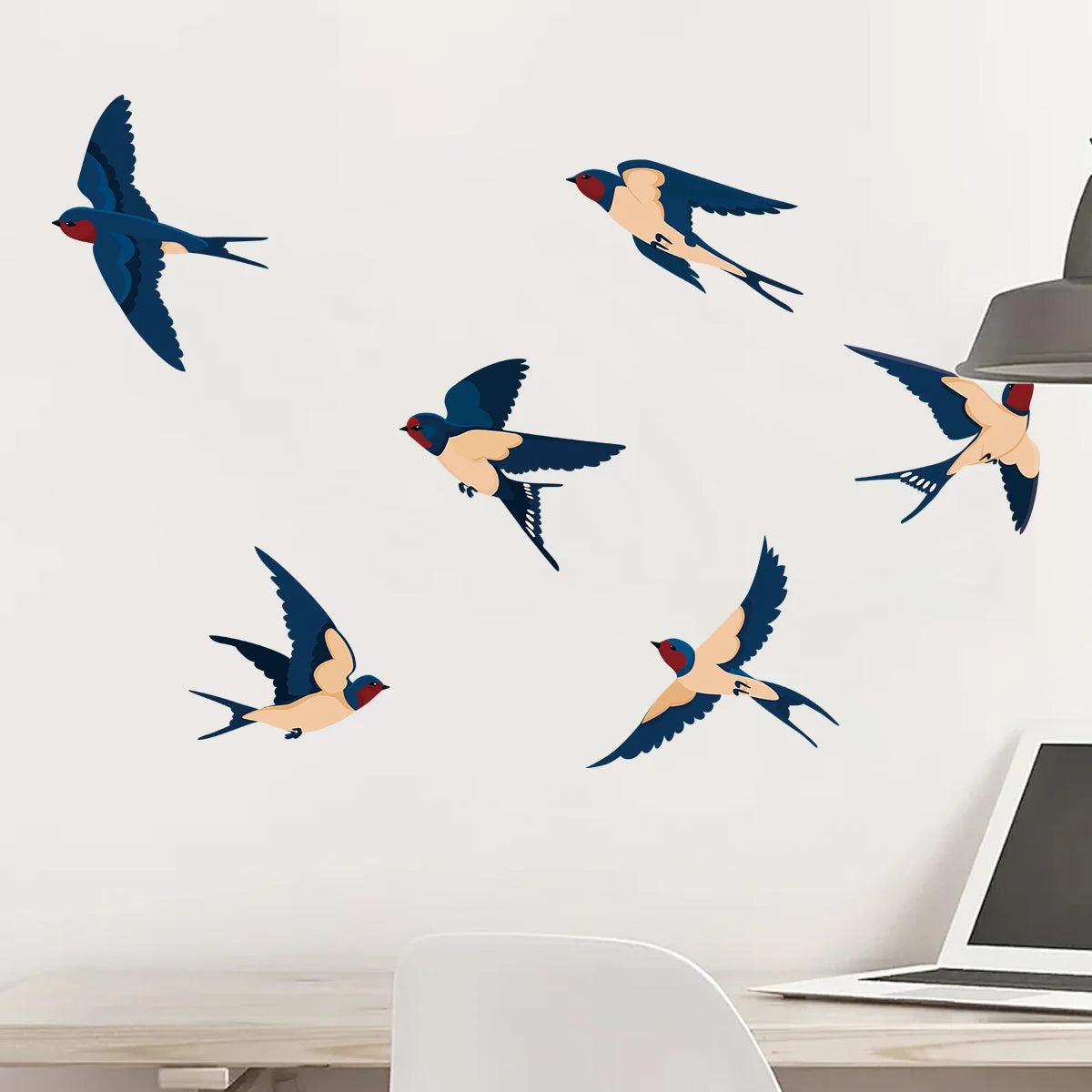 Cartoon Cute Animals Birds Wall Windows Sticker Kids Room Decoration Baby Room for Bedroom Home Decor Living Room Wall Decals-HomeDecorDecals_com