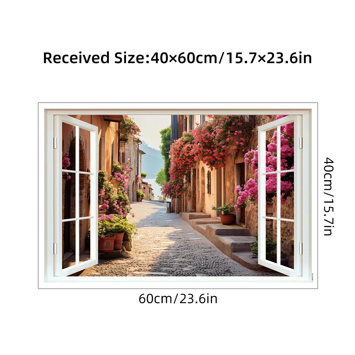Additional view of Imitation Window View Wall Decal | Home Decor by HomeDecorDecals.