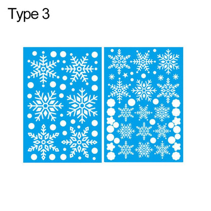 Christmas Snowflakes Wall Decal | Home Decor displayed in room decor by HomeDecorDecals.
