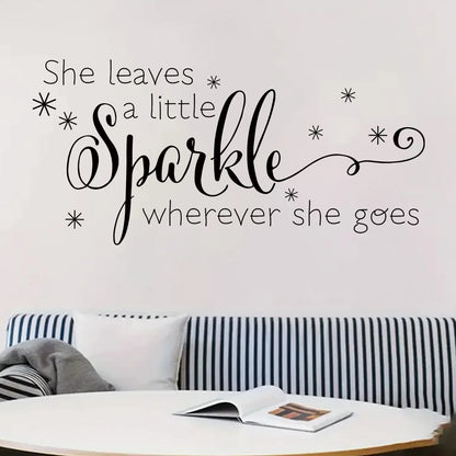 Creative Encouraging Text Wall Decal | Room Decor design details by HomeDecorDecals.