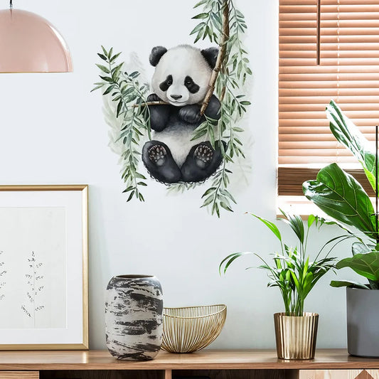 Panda Tree Branch Wall Sticker PVC Home Decor-HomeDecorDecals_com