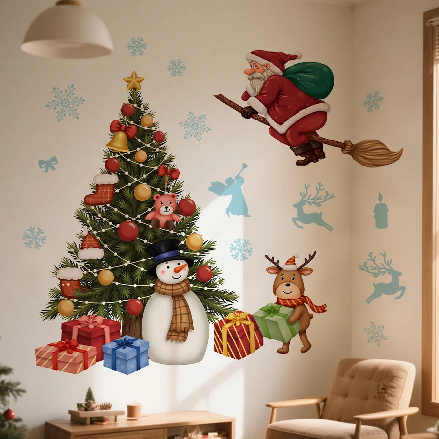 Whimsical Christmas Wall Decal | Home Decor by HomeDecorDecals.