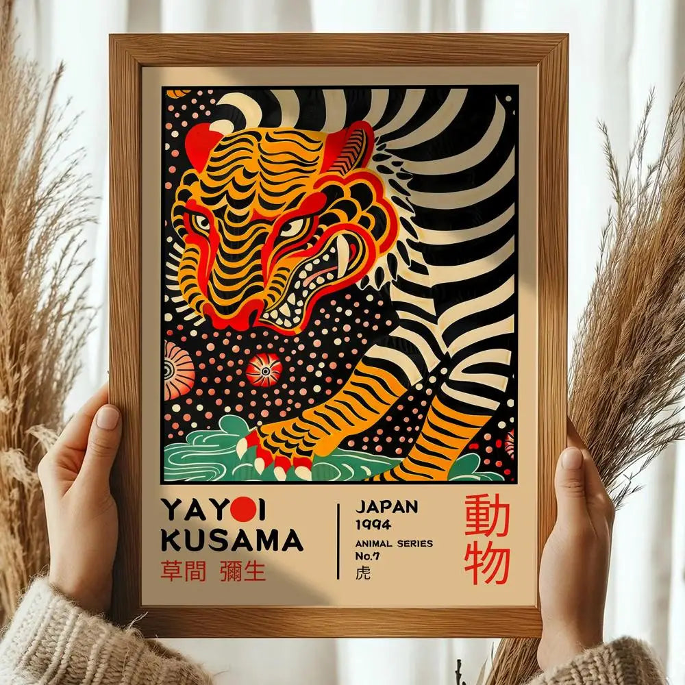 Pop Artist Yayoi K_Kusama Poster Decorative Wall Art Stickers Mural Photo Print for Home Living Room Hallway Decor-HomeDecorDecals_com