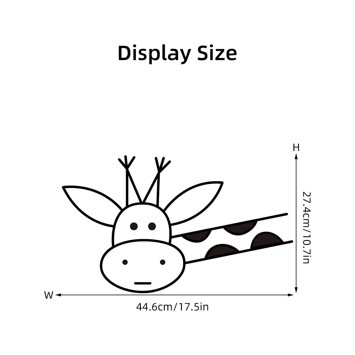 1pcs PVC Funny Giraffe Pattern Wall Stickers for Kids Room Decoration Windows Children Home Decor Bedroom Removable Wall Decals-HomeDecorDecals_com