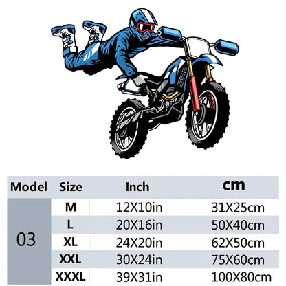 Motocross Dirt Bike Wall Decal Boys Bedroom Playroom Home Decoration Motorbike Extreme Sport Art Window Sticker Mural-HomeDecorDecals_com