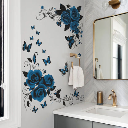 Blue Butterfly Wall Decal | Home Decor by HomeDecorDecals.