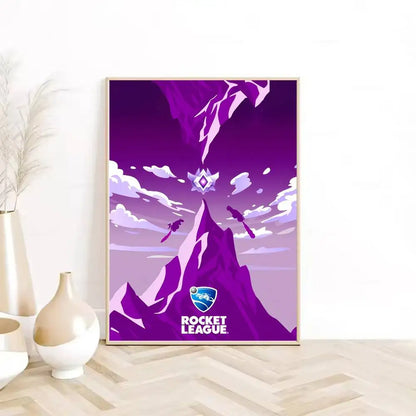 game R-Rocket L-League Poster Self-adhesive Art Waterproof Paper Sticker Coffee House Bar Dorm Room Wall Decor-HomeDecorDecals_com