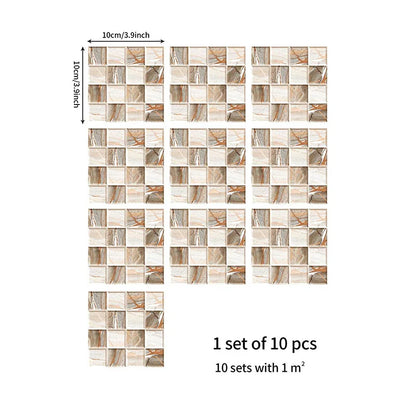 Elegant Plaid Tile Wall Decal | Home Decor by HomeDecorDecals.