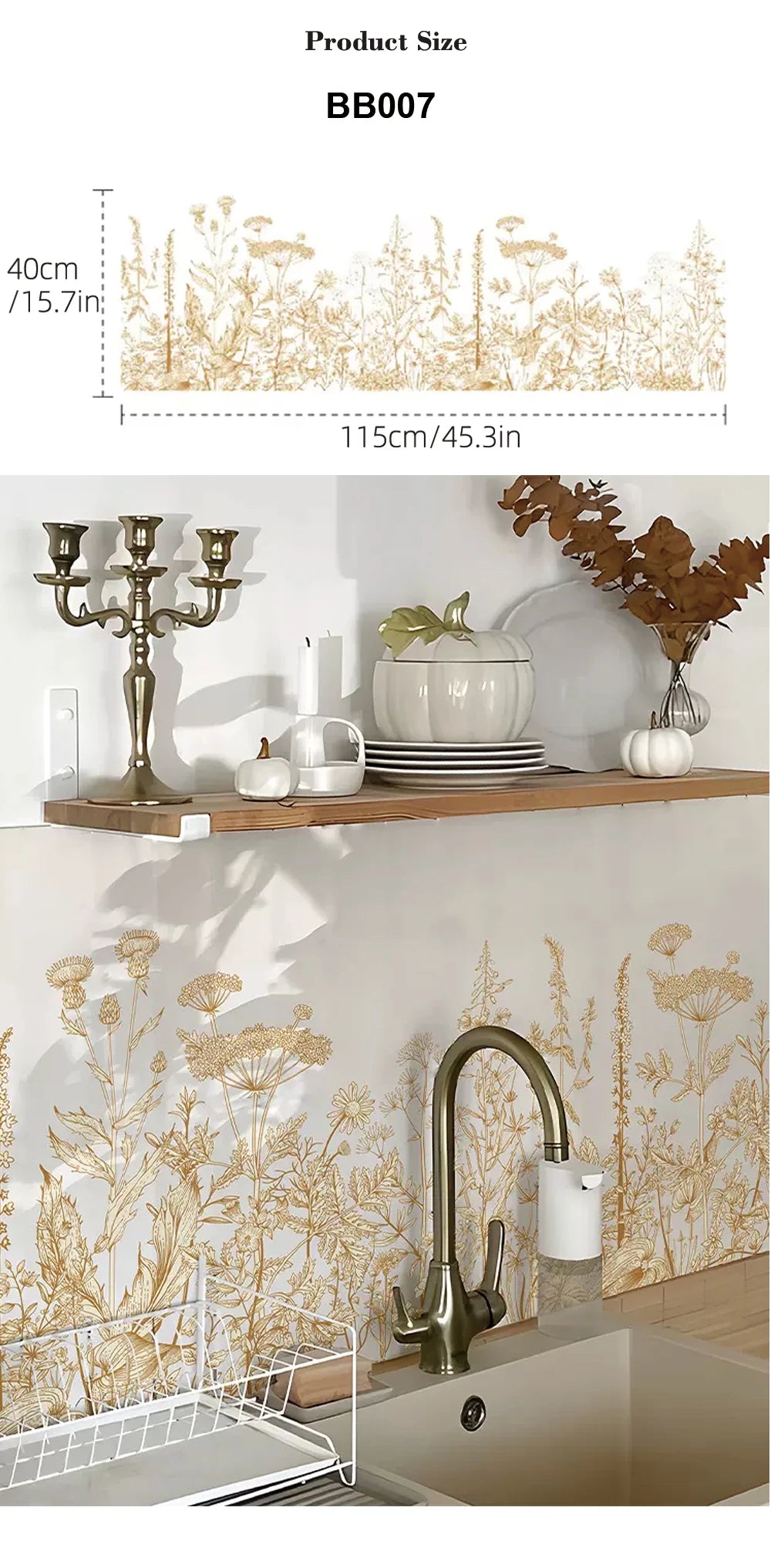 Wildflowers Wall Decal | Home Decor home decor design by HomeDecorDecals.