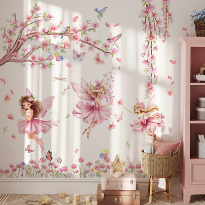 Creative Ink Style Landscape Painting Wall Decal | Home Decor displayed in room decor by HomeDecorDecals.