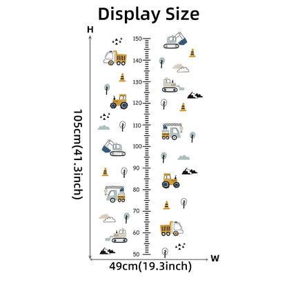 1pc Cartoon Cars Wall Stickers for Children Room Kids Room Truck Tractor Bedroom Wall Decoration Home Decor for The House-HomeDecorDecals_com