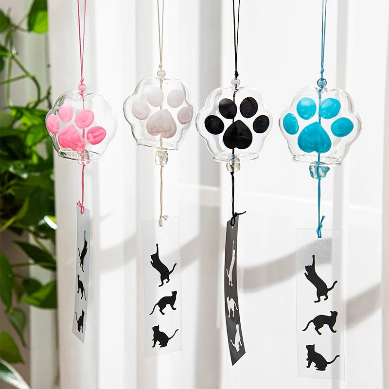 Stained Glass Wind Chimes Small Golden Fish Wind Chimes Can DIY Hand-painted Outdoor Hanging Ornaments Birthday Gift Crafts-HomeDecorDecals_com