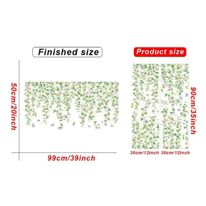 Additional view of Morning Glory Vine Wall Decal | Home Decor by HomeDecorDecals.
