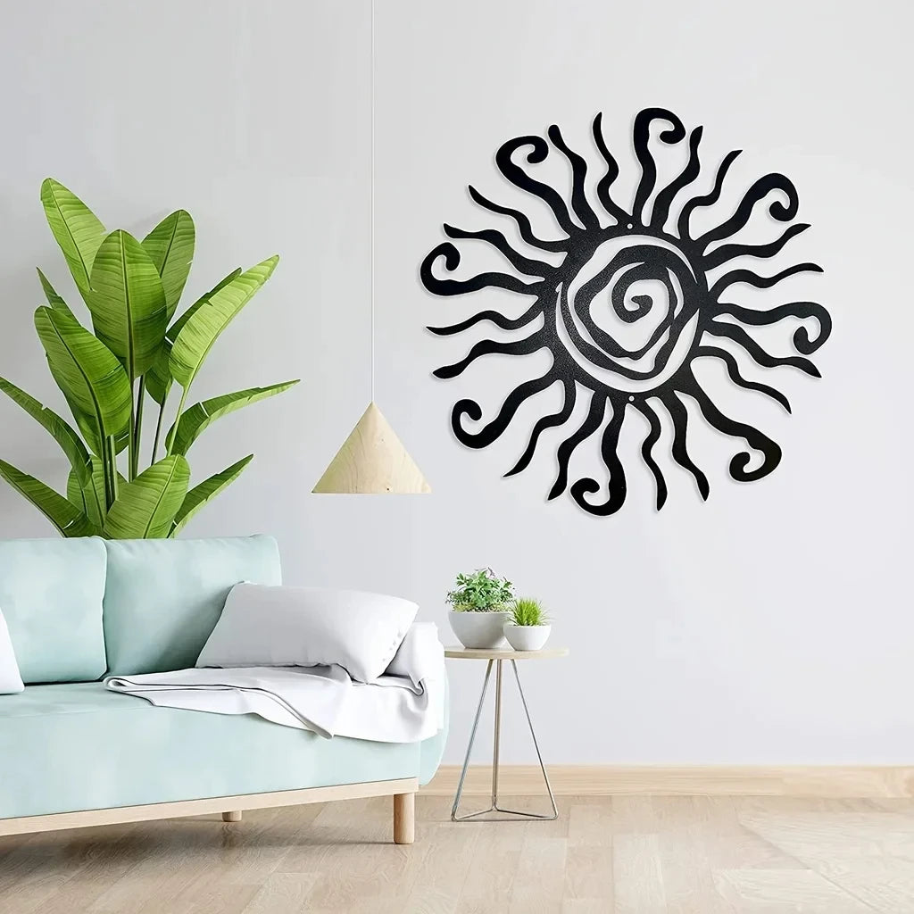 Wacky Sun Metal Wall Decal | Home Decor home decor design by HomeDecorDecals.