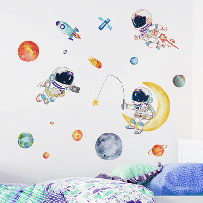 Creative cartoon Wall Stickers Home Wall Decor detachable Self-adhesive Kids Room Decoration Bedroom Background Wall Stickers-HomeDecorDecals_com