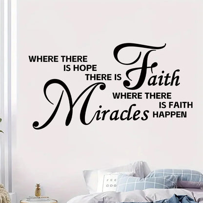 Positive Text Wall Decal | Home Decor design details by HomeDecorDecals.