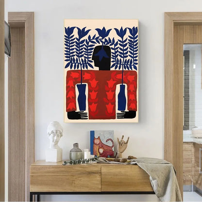 Ancient Egypt Abstract Anime Poster No Framed Kraft Club Bar Paper Vintage Poster Wall Art Painting Bedroom Study Stickers-HomeDecorDecals_com
