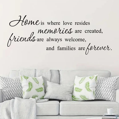 Encouraging Text Wall Decal | Home Decor removable peel and stick wall decal by HomeDecorDecals.