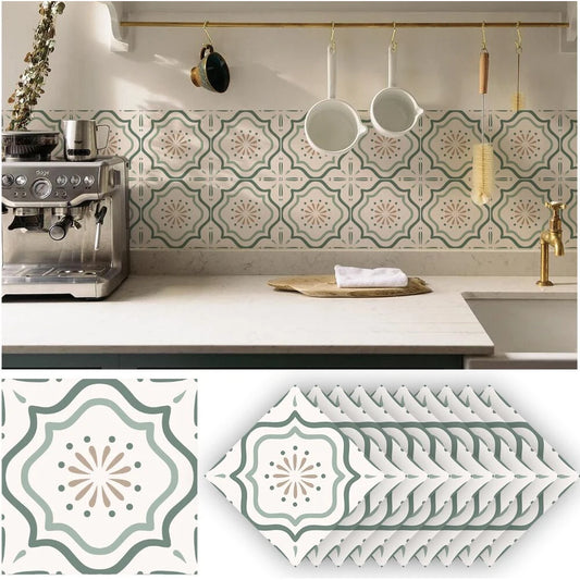Vinyl Waterproof Tile Decal | Home Decor by HomeDecorDecals.