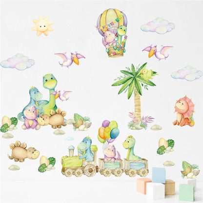 Cute Baby Dinosaur Wall Stickers PVC Kids Decor-HomeDecorDecals_com