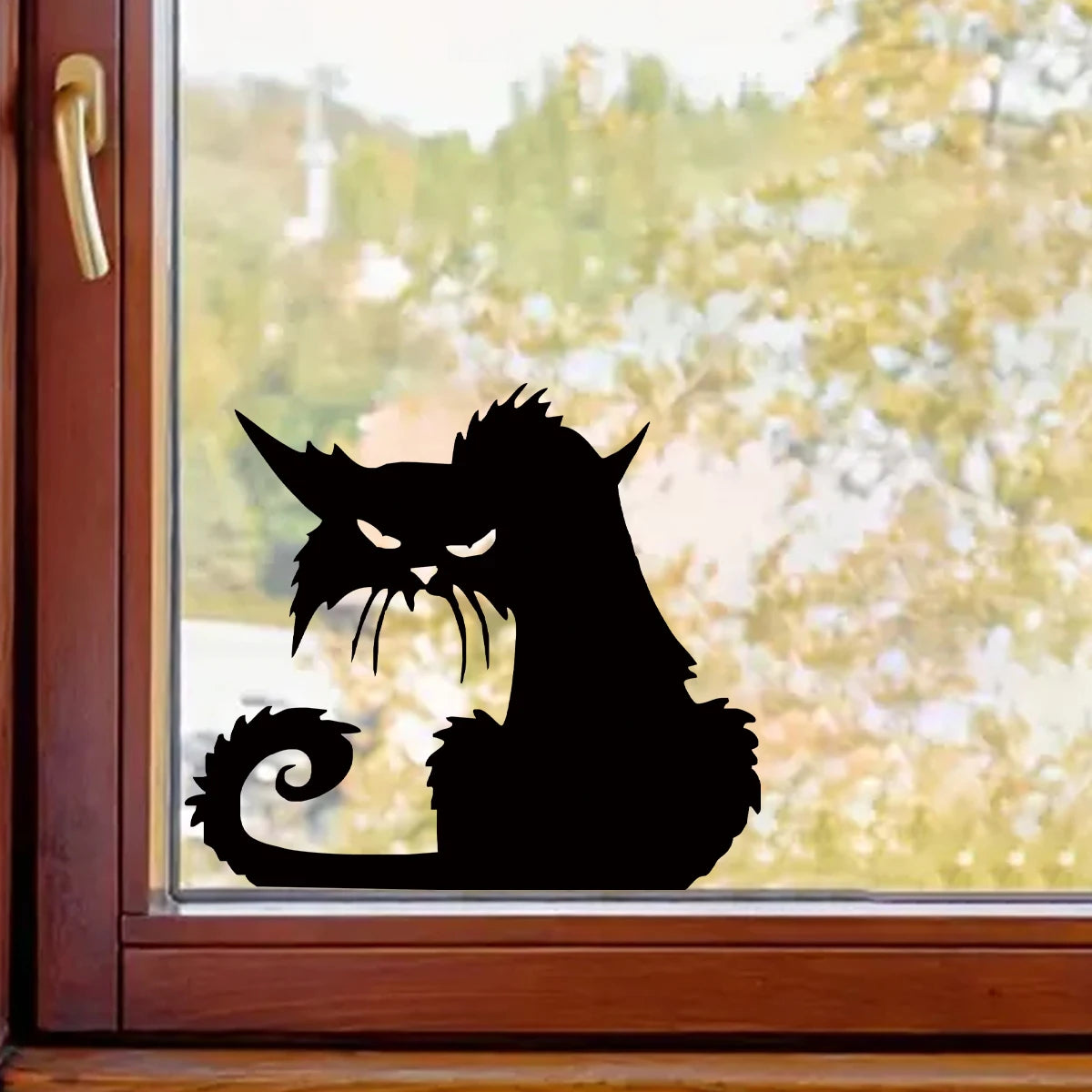 Black Cat Pattern Wall Decal | Home Decor by HomeDecorDecals.