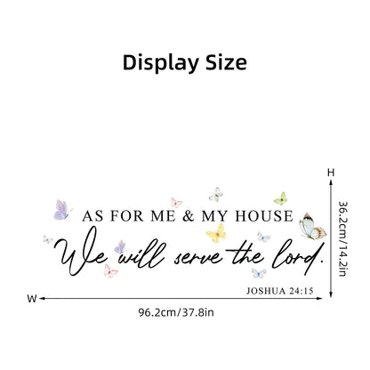 Inspirational Spiritual Quotes Text Wall Decal | Home Decor displayed in room decor by HomeDecorDecals.