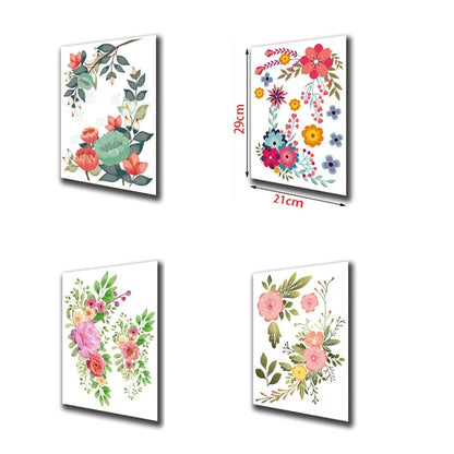 Green Plant Leaves Bathroom Toilet Sticker WC Closestool Wall Sticker Self Adhesive Mural Beautify Flower Home Decoration Decals-HomeDecorDecals_com