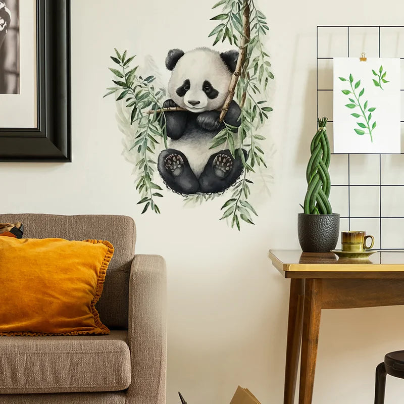 Panda Tree Branch Wall Sticker PVC Home Decor-HomeDecorDecals_com