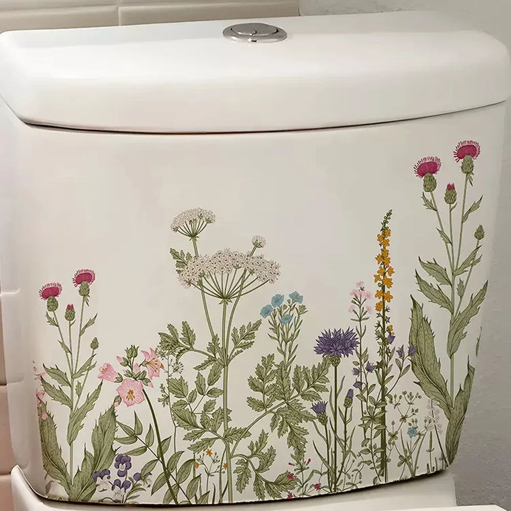 Wild Flowers Peel and Stick Wall Decal | Home Decor displayed in room decor by HomeDecorDecals.
