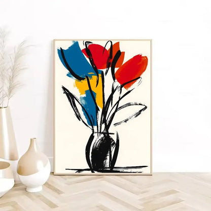 Canvas Painting Boho Abstract Poster HD sticky wall waterproof home living room bedroom Dorm bar aesthetic decoration-HomeDecorDecals_com