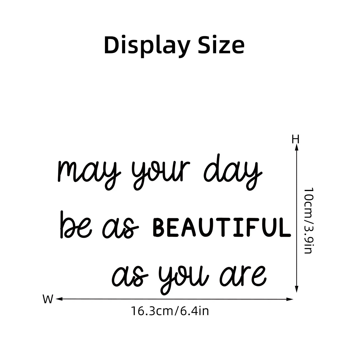 Inspirational Quote Mirror Decal | Home Decor displayed in room decor by HomeDecorDecals.