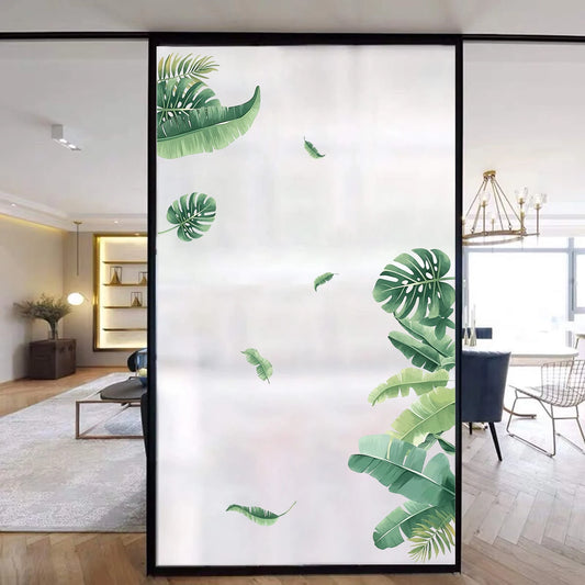 Watercolour Greenery Plant Wall Decal | Home Decor removable peel and stick wall decal by HomeDecorDecals.