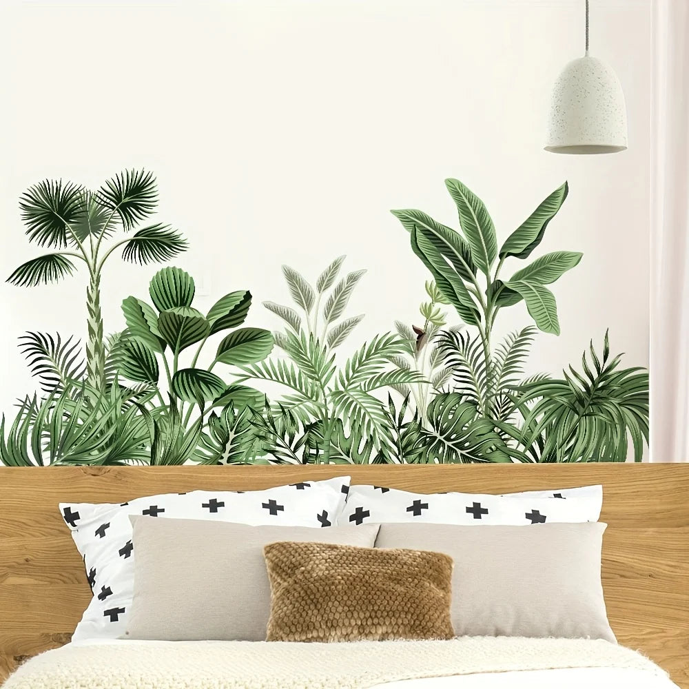 Large Tropical Tree Wall Sticker PVC Wall Decal-HomeDecorDecals_com
