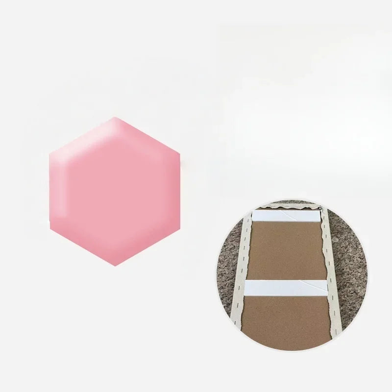 Anticollision Hexagonal Headboard Panel | Room Decor home decor design by HomeDecorDecals.