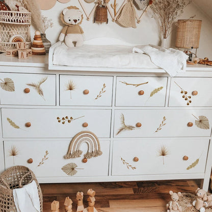 Polka Leaves Wall Decal | Room Decor removable peel and stick wall decal by HomeDecorDecals.