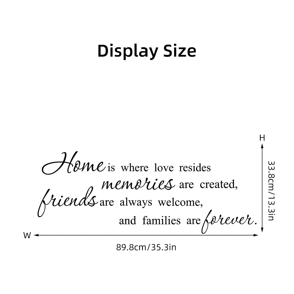 Encouraging Text Wall Decal | Home Decor displayed in room decor by HomeDecorDecals.