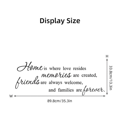 Encouraging Text Wall Decal | Home Decor displayed in room decor by HomeDecorDecals.